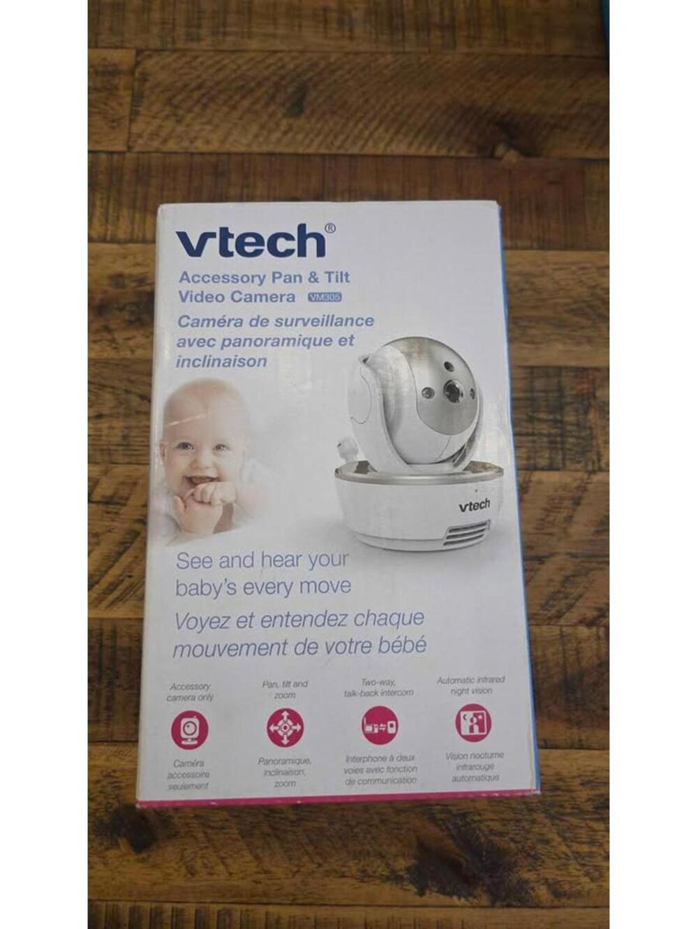 VTech VM305 Pan & Tilt Video Camera Baby Monitor Night Vision